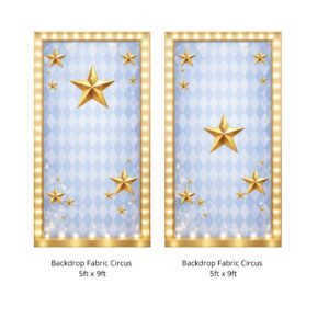 #0001 Circus Stars Backdrops (2 pieces)