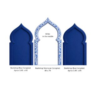 #0003 Set Blue Backdrops (3 pieces)