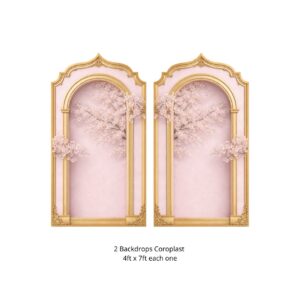 #0005 Set Cherry  Blossom Backdrops ( 2 Pieces)