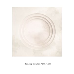 #0006 Nude Circle Backdrops ( 2 Pieces)