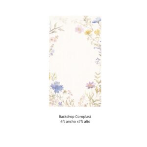 #0007 Floral Spring Backdrop ( 1 Pieces )