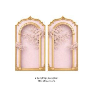 #0005 Set Cherry  Blossom Backdrops ( 2 Pieces)