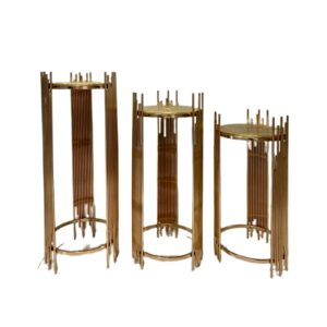 Set 3 gold tables