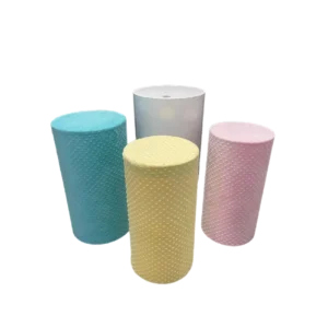3 cylinders: 2 M teal & yellow + 1 S baby pink