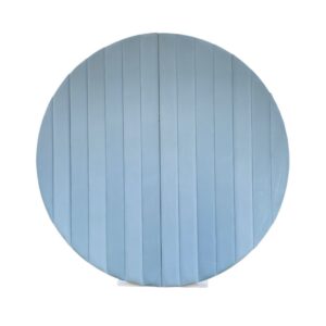 Blue velvet Round Backdrop